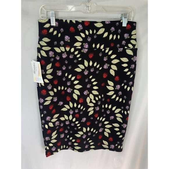 Women's M‎ Cassie Lularoe Geometric Floral Pencil Skirt  NWT Multicolor - Picture 1 of 5